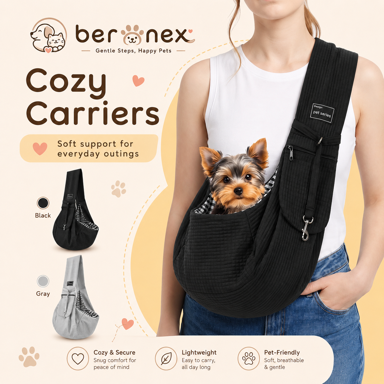SafeComfort Pet Carrier Backpack