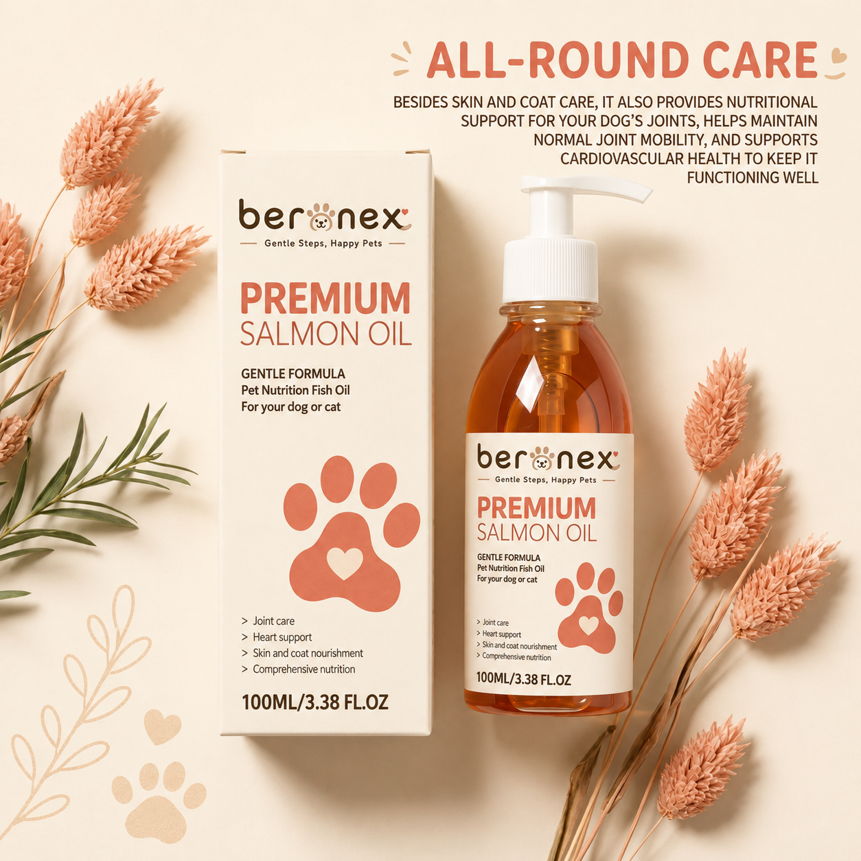 Nourish & Shine Salmon Oil for Pets