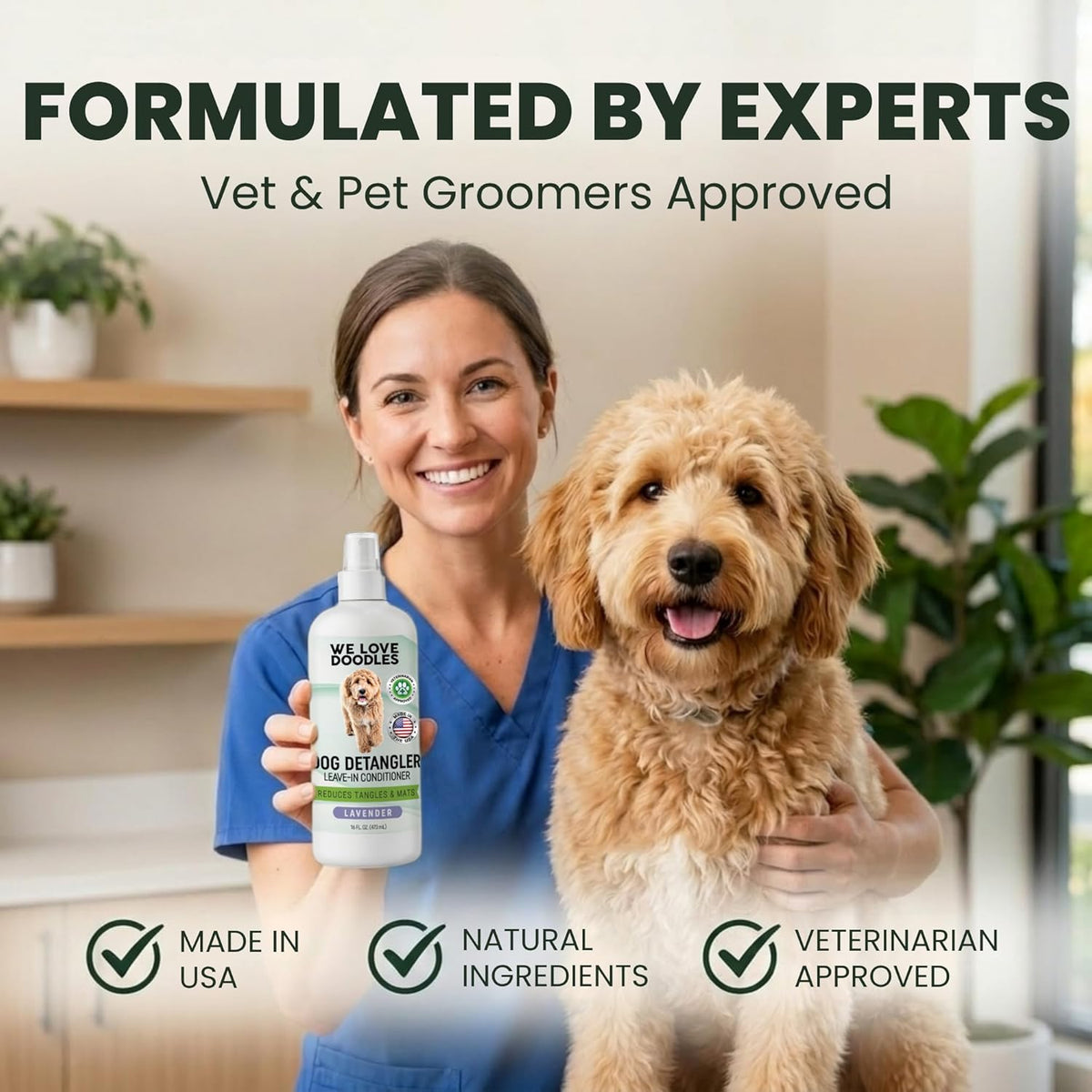 Effortless Tangle-Free Dog Coat Spray