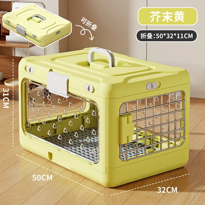 Travel-friendly Pet Carrier for Safe & Comfortable Journeys