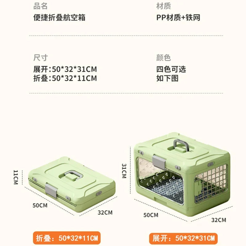Travel-friendly Pet Carrier for Safe & Comfortable Journeys